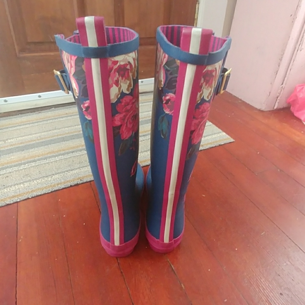 Joules Women's Rubber Rain Boots ~ Size US 6 - Picture 5 of 8